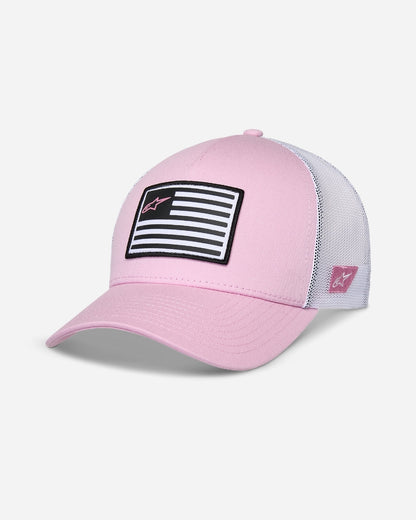 Cappellino snapback Alpinestars Flag - Rosa/Bianco