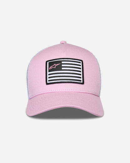 Cappellino snapback Alpinestars Flag - Rosa/Bianco