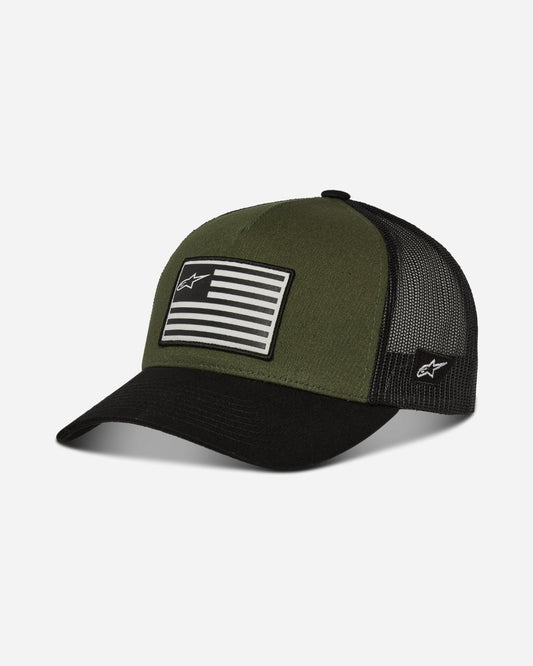Casquette Snapback Alpinestars Flag - Militaire/Noir