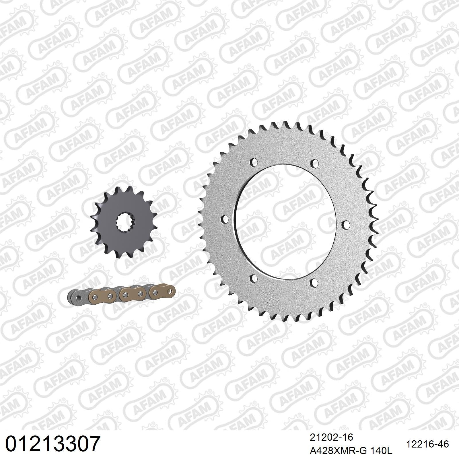 Kit chaîne AFAM Yamaha TZR 125 R (Japon) (1994-1999)
