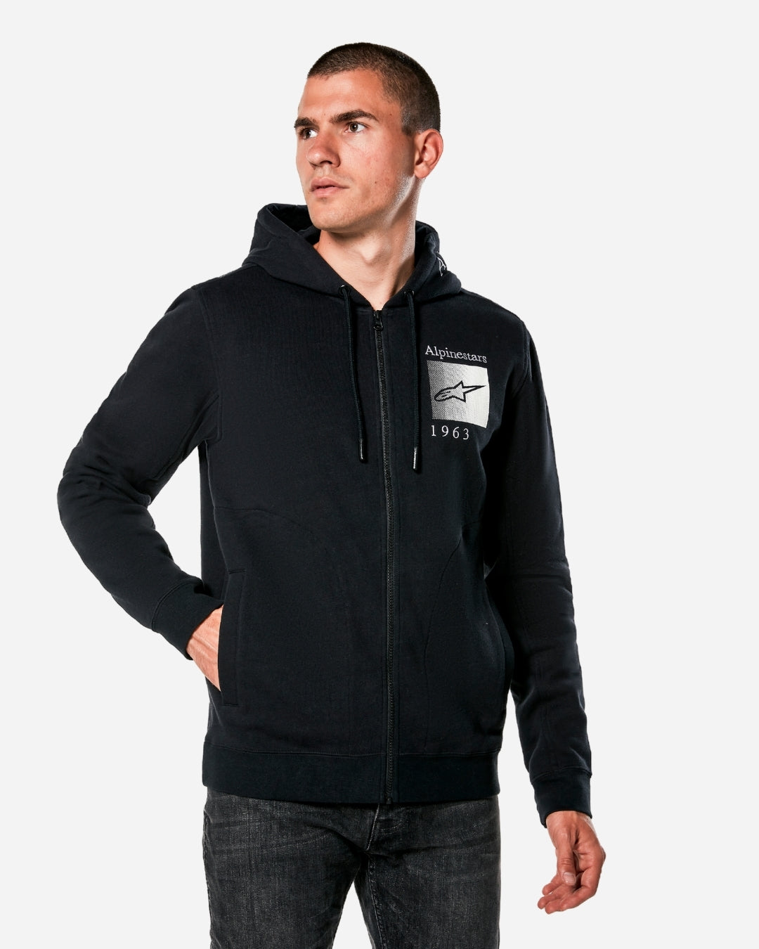 Sweat à capuche zippé Alpinestars Quest - Noir