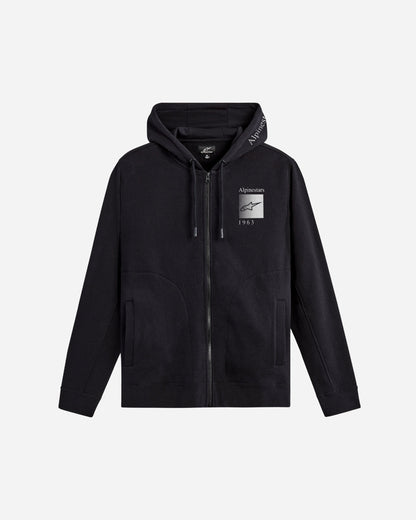 Sweat à capuche zippé Alpinestars Quest - Noir