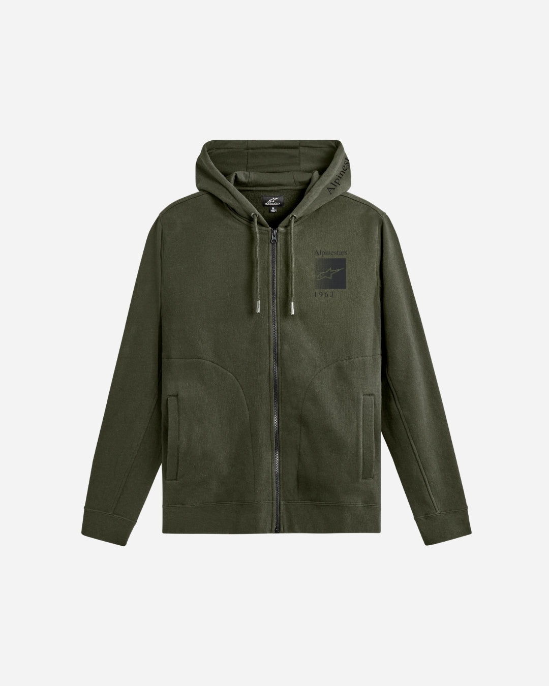 Sweat à capuche zippé Alpinestars Quest - Vert