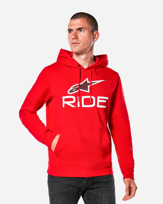 Sweat à capuche Alpinestars Ride 4.0 - Rouge