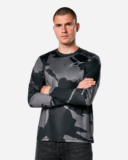 T-Shirt manches Longues Alpinestars  Camo Performance - Noir