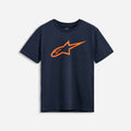 Maglietta Alpinestars Ageless 2.0 - Blu navy/Arancione
