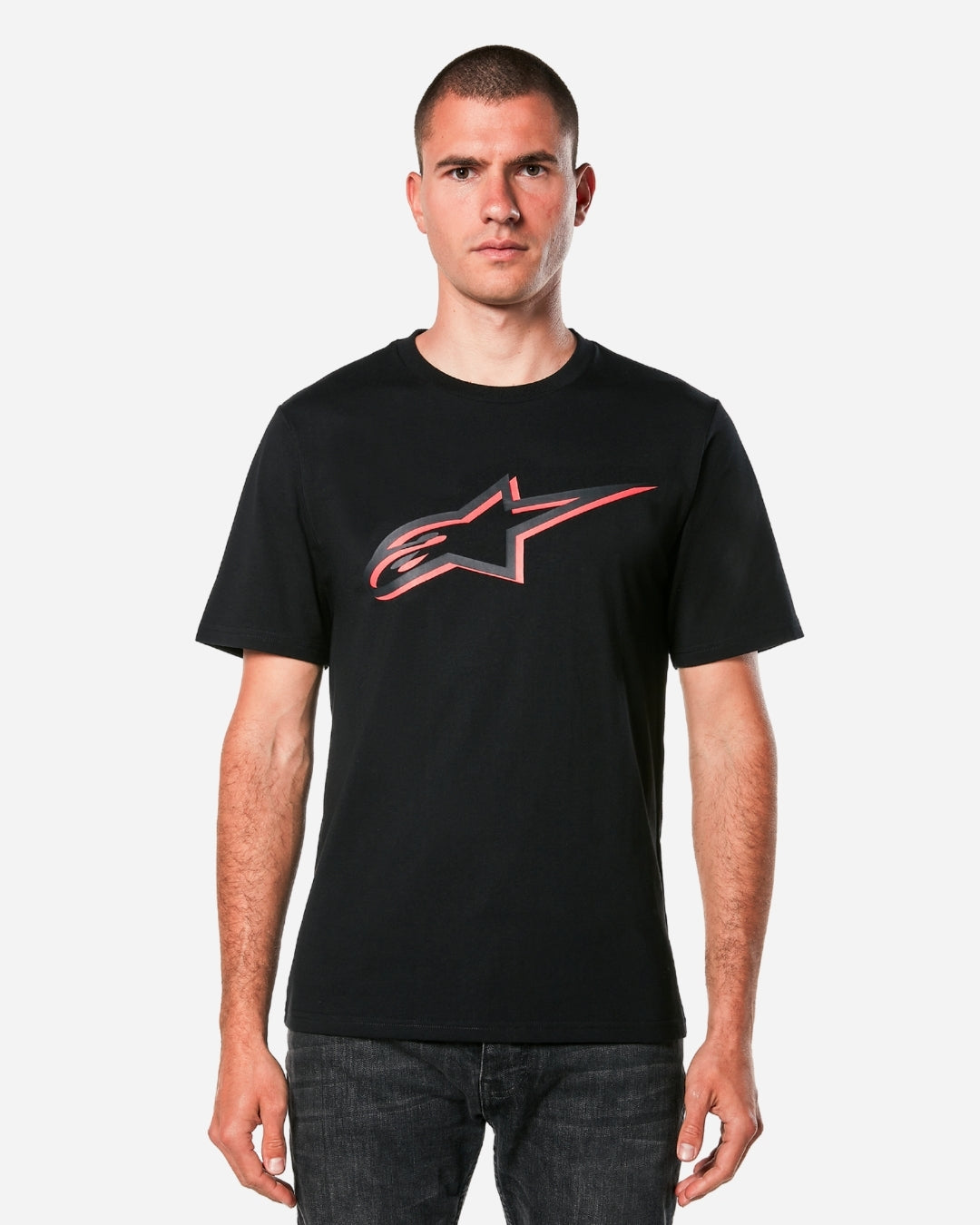 Maglietta Alpinestars Ageless Shadow Csf - Nero/Rosso