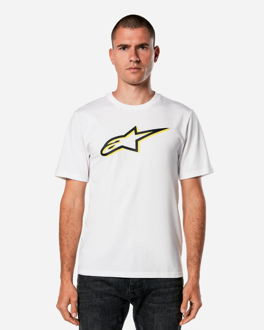 T-shirt Alpinestars Ageless Shadow Csf - Blanc/Noir