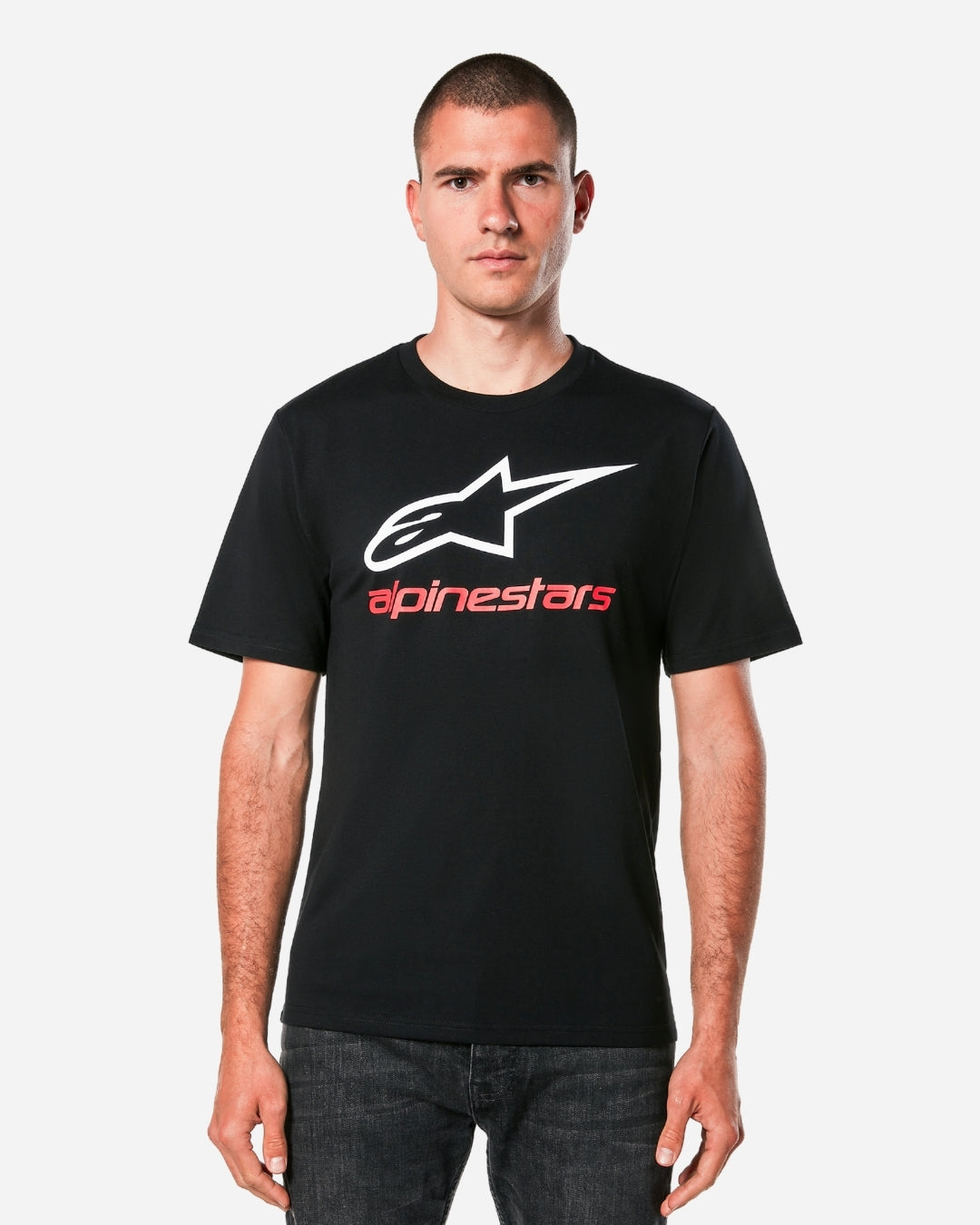 T-shirt Alpinestars Always 2.0 Csf - Noir/Blanc/Rouge