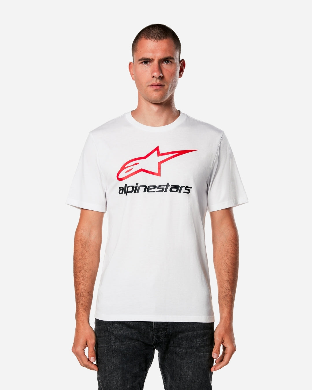 Maglietta Alpinestars Always 2.0 Csf - Bianco/Rosso/Nero
