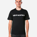 Maglietta Alpinestars Linear Wordmark 2.0 Csf - Nero/Bianco