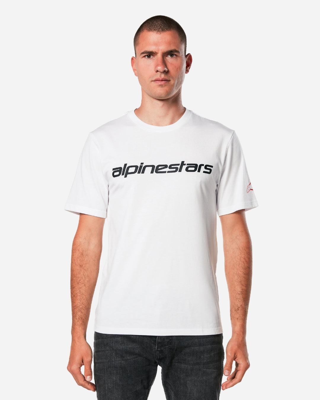 Alpinestars Linear Wordmark 2.0 Csf T-shirt - White/Red/Black