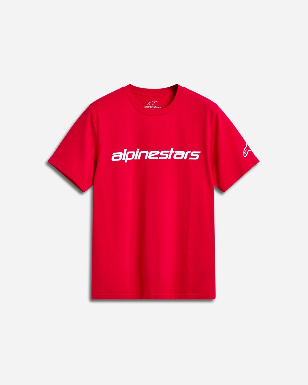 Alpinestars Linear Wordmark 2.0 T-Shirt – Rot/Weiß