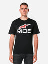 Alpinestars Ride 4.0 CSF T-Shirt – Schwarz/Weiß/Rot