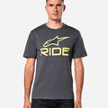 Alpinestars Ride 4.0 CSF T-shirt - Charcoal/Lemon/Black