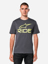 Alpinestars Ride 4.0 CSF T-Shirt – Anthrazit/Zitrone/Schwarz