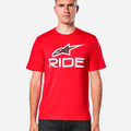 Alpinestars Ride 4.0 T-Shirt - Red/White