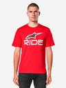 Alpinestars Ride 4.0 T-Shirt – Rot/Weiß