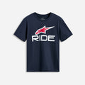 Alpinestars Ride 4.0 T-Shirt - Navy/White/Red