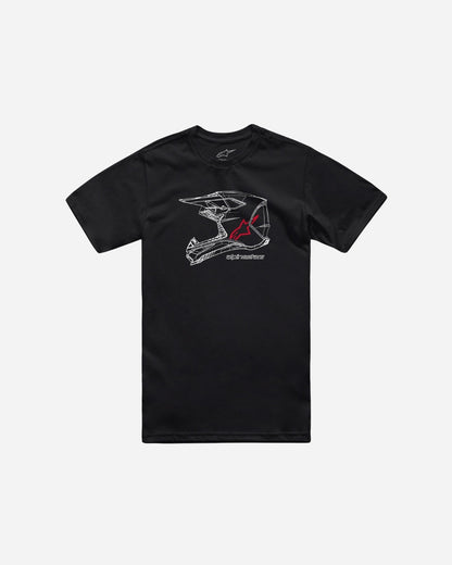 Alpinestars MX Helm CSF T-Shirt - Schwarz