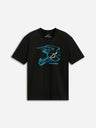 Alpinestars MX Helm-T-Shirt – Schwarz/Blau