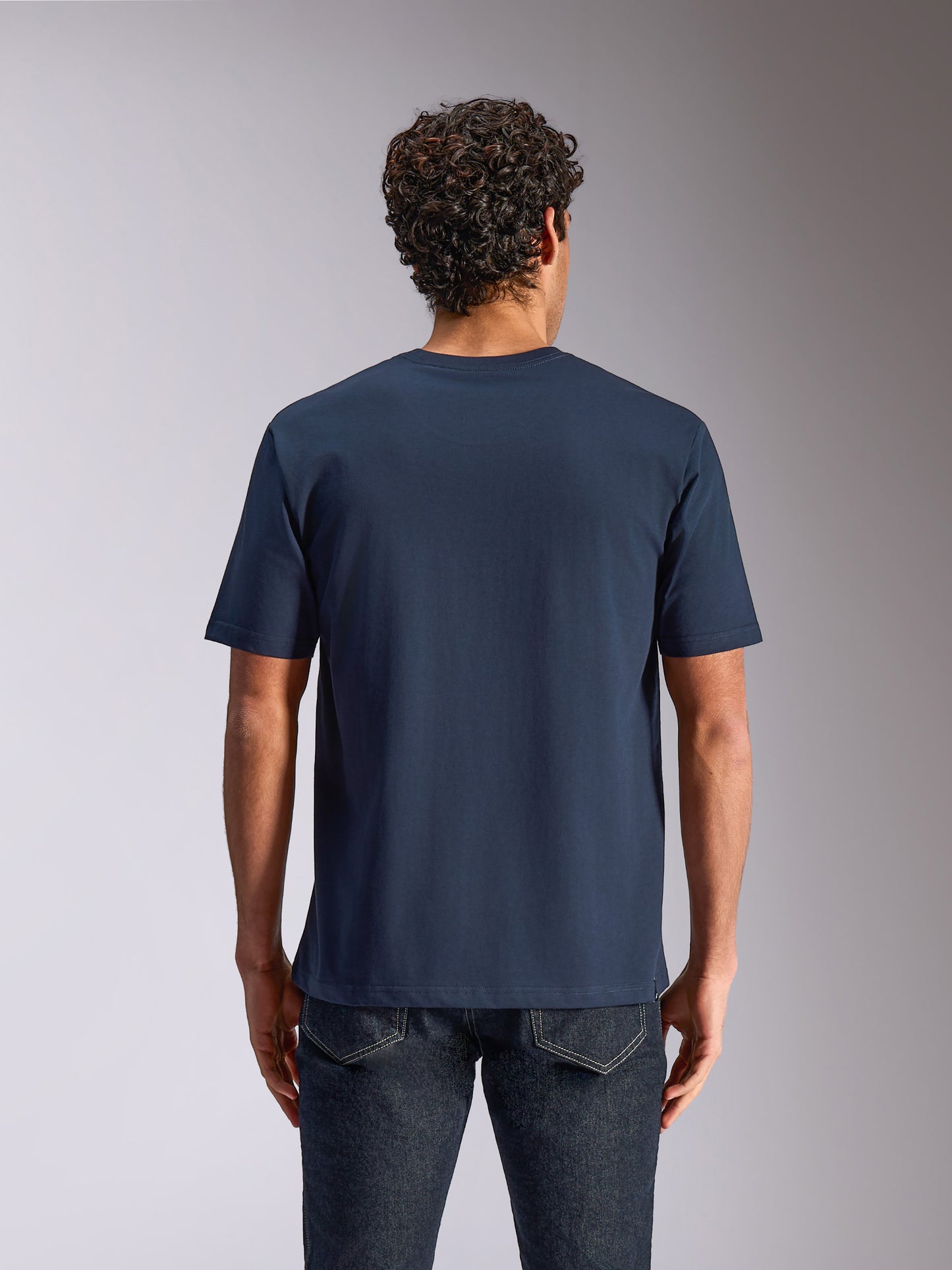 T-Shirt manches courtes Alpinestars MX Helmet CSF - Bleu marine