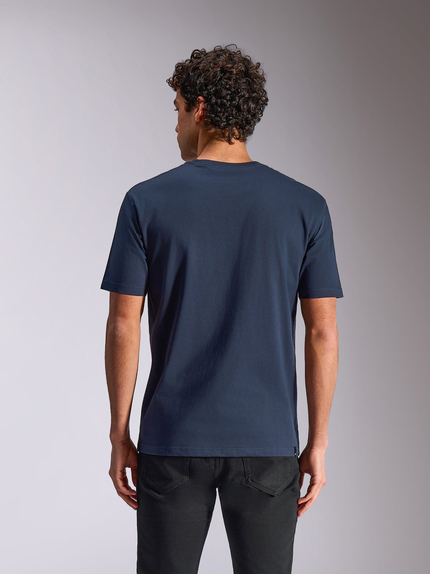 T-Shirt manches courtes Alpinestars MX Helmet CSF - Bleu marine