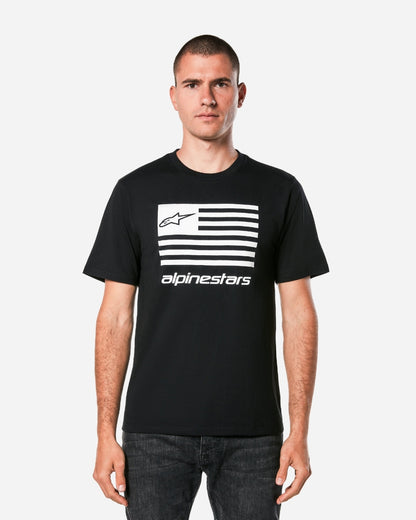T-Shirt Alpinestars Flag - Noir