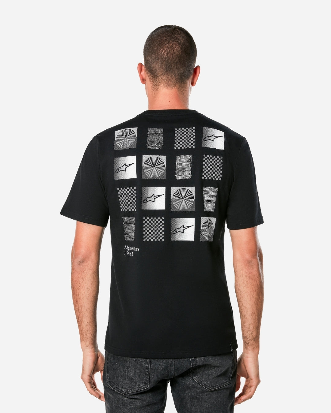 T-Shirt Alpinestars Boxes - Noir