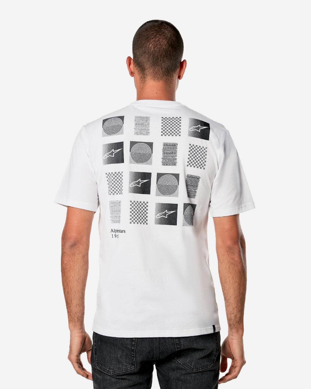 T-Shirt Alpinestars Boxes - Blanc