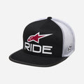Alpinestars Ride 4.0 Trucker Cap – Schwarz/Weiß/Rot