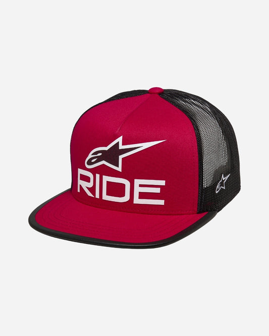 Casquette Trucker Alpinestars Ride 4.0 - Rouge/Noir/Blanc