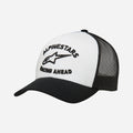 Alpinestars Triple Trucker Cap – Weiß/Schwarz/Weiß
