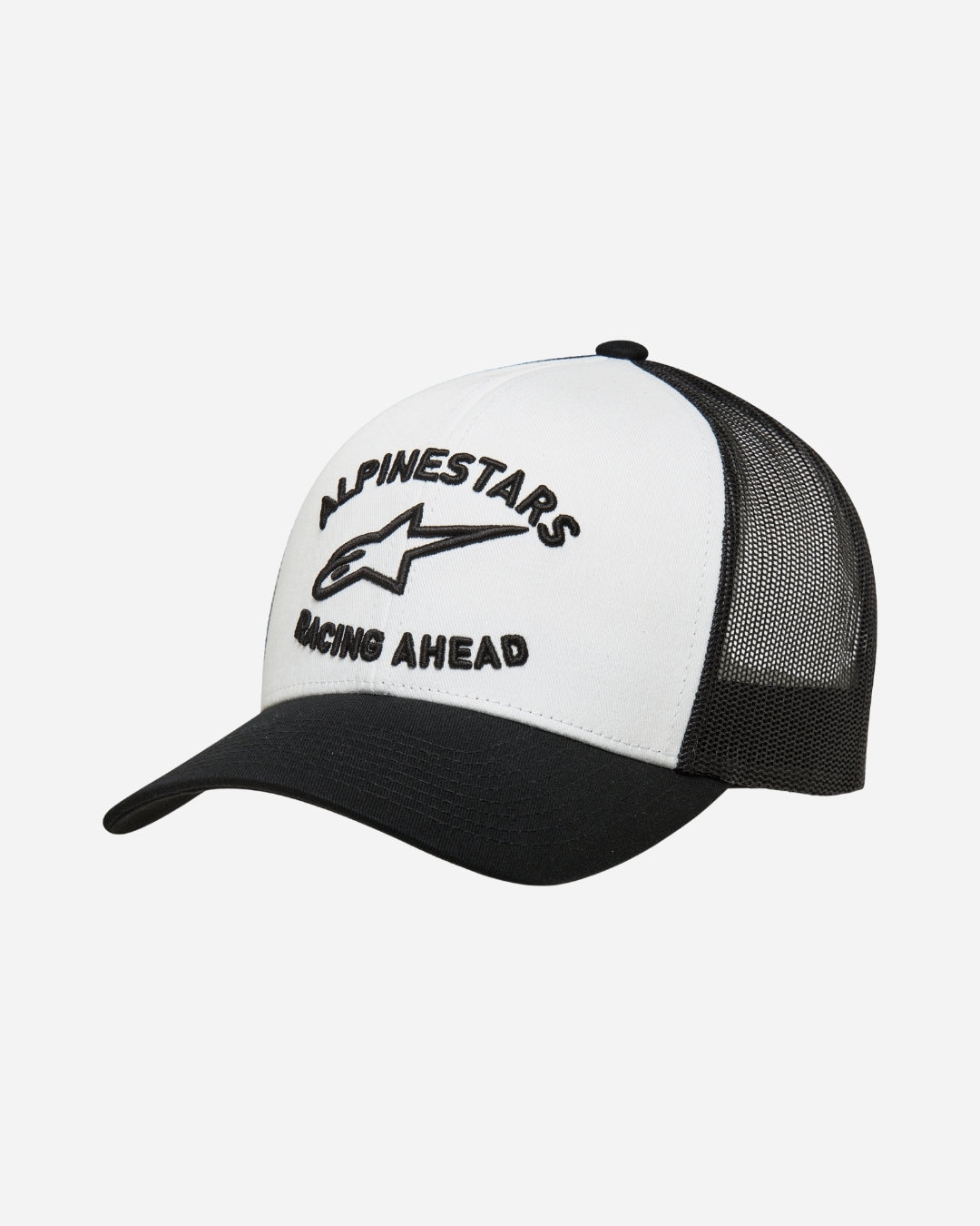 Alpinestars Triple Trucker Cap – Weiß/Schwarz/Weiß
