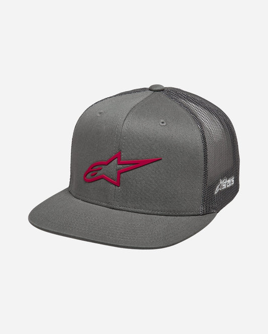 Casquette Trucker Alpinestars 3D Ageless - Gris/Rouge