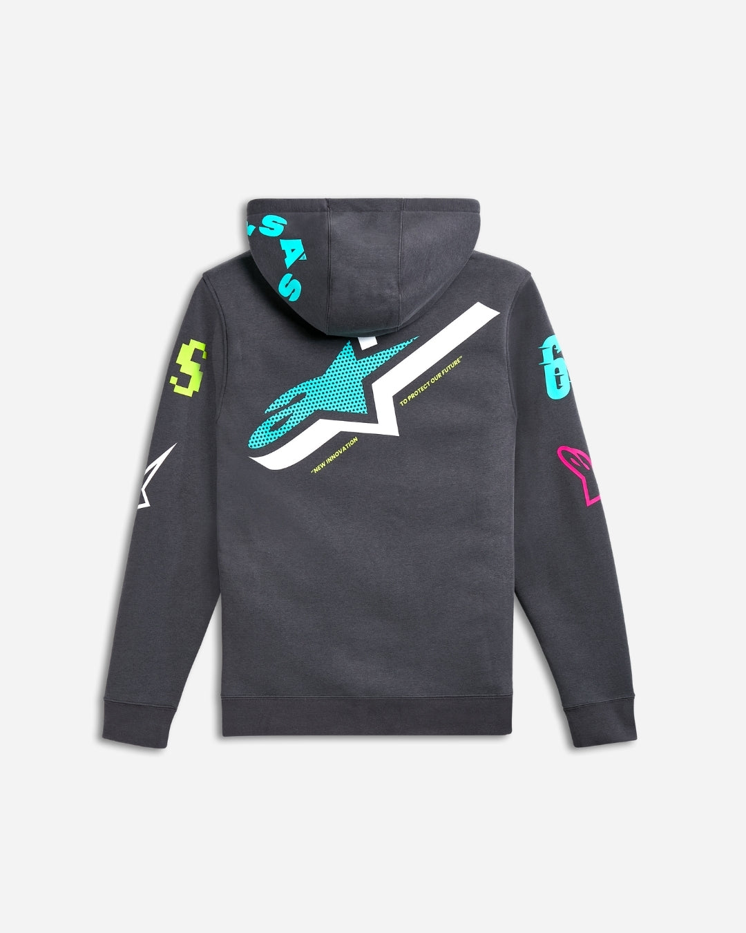 Sweat à capuche zippé Alpinestars Variegate - Gris