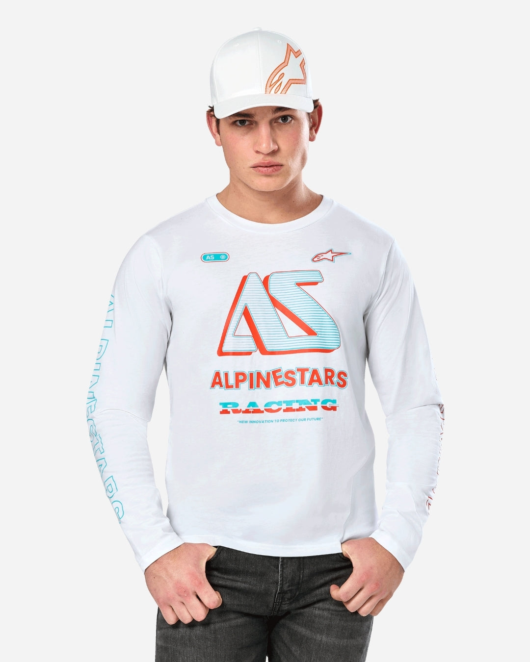 Alpinestars Ayes Long Sleeve T-Shirt - White