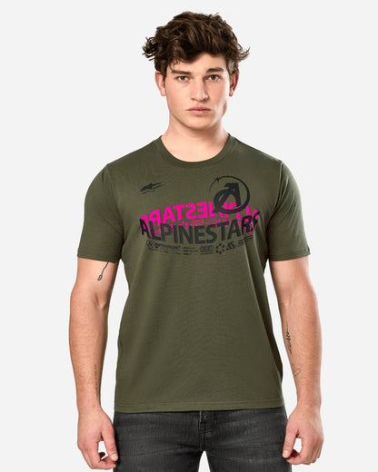 Alpinestars Semicircle Kurzarm-T-Shirt – Grün