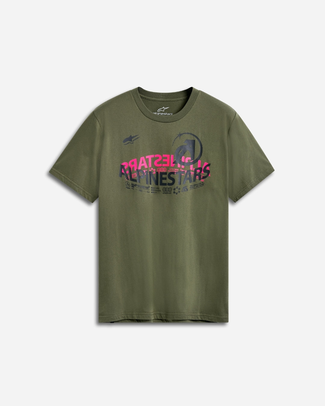 Alpinestars Semicircle Kurzarm-T-Shirt – Grün