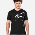 Maglietta a maniche corte Alpinestars Geografica - Nera