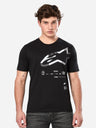 Alpinestars Geografica Kurzarm-T-Shirt – Schwarz