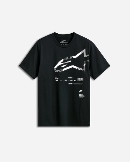 Alpinestars Geografica Kurzarm-T-Shirt – Schwarz