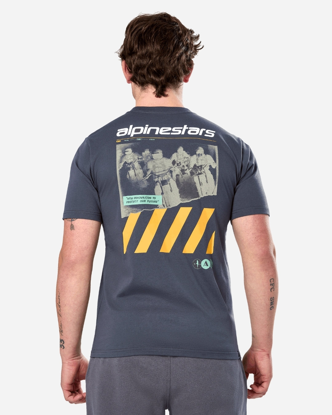 Alpinestars No Barrier Kurzarm-T-Shirt – Grau