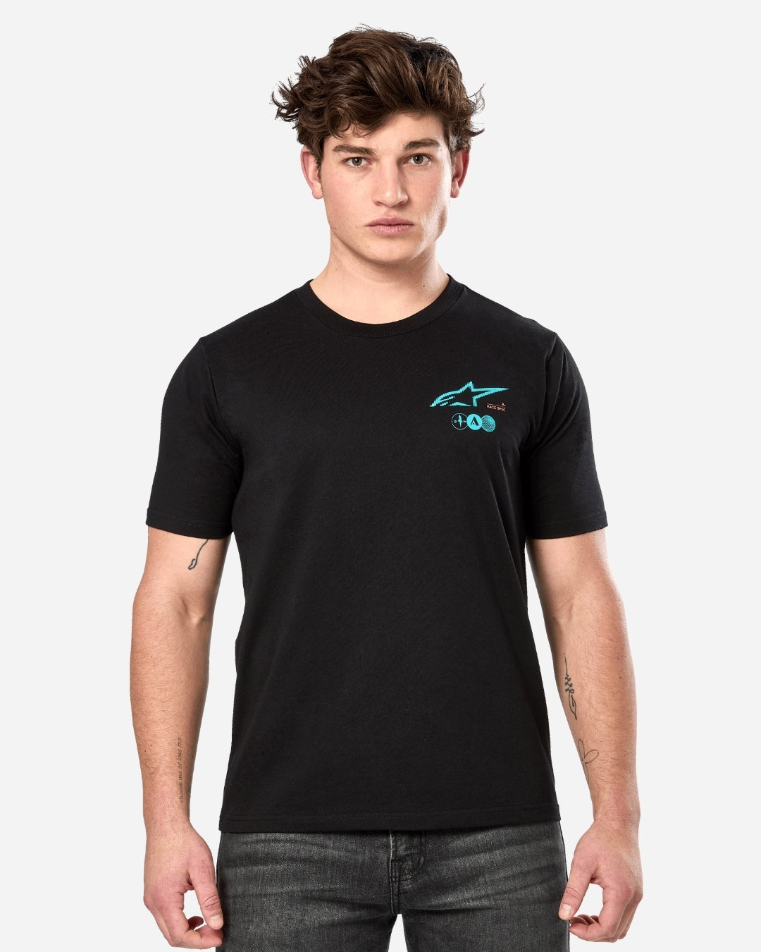 Maglietta a maniche corte Alpinestars Asym - Nera