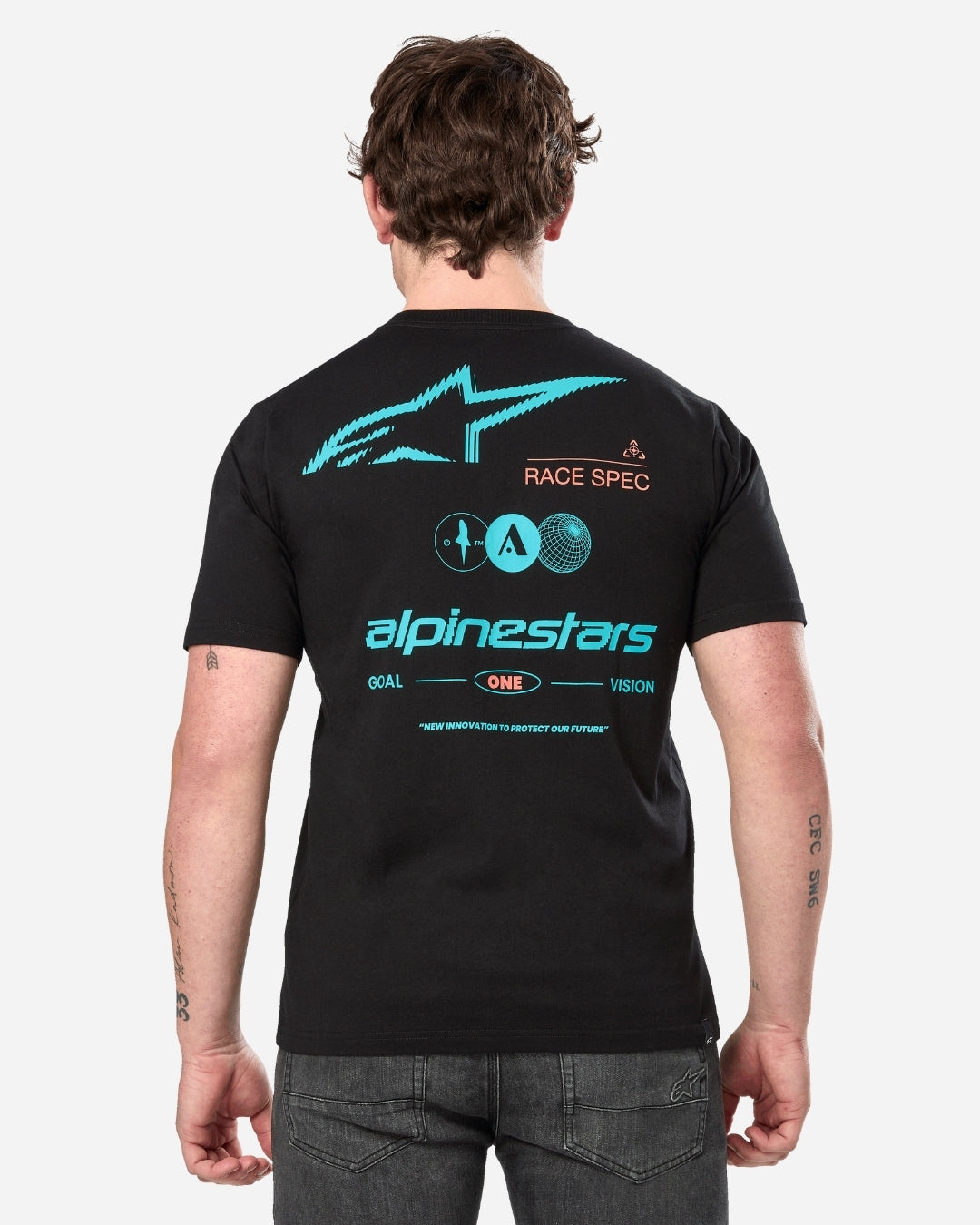 Maglietta a maniche corte Alpinestars Asym - Nera