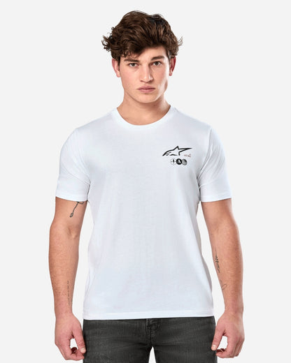 Alpinestars Asym Short Sleeve T-Shirt - White