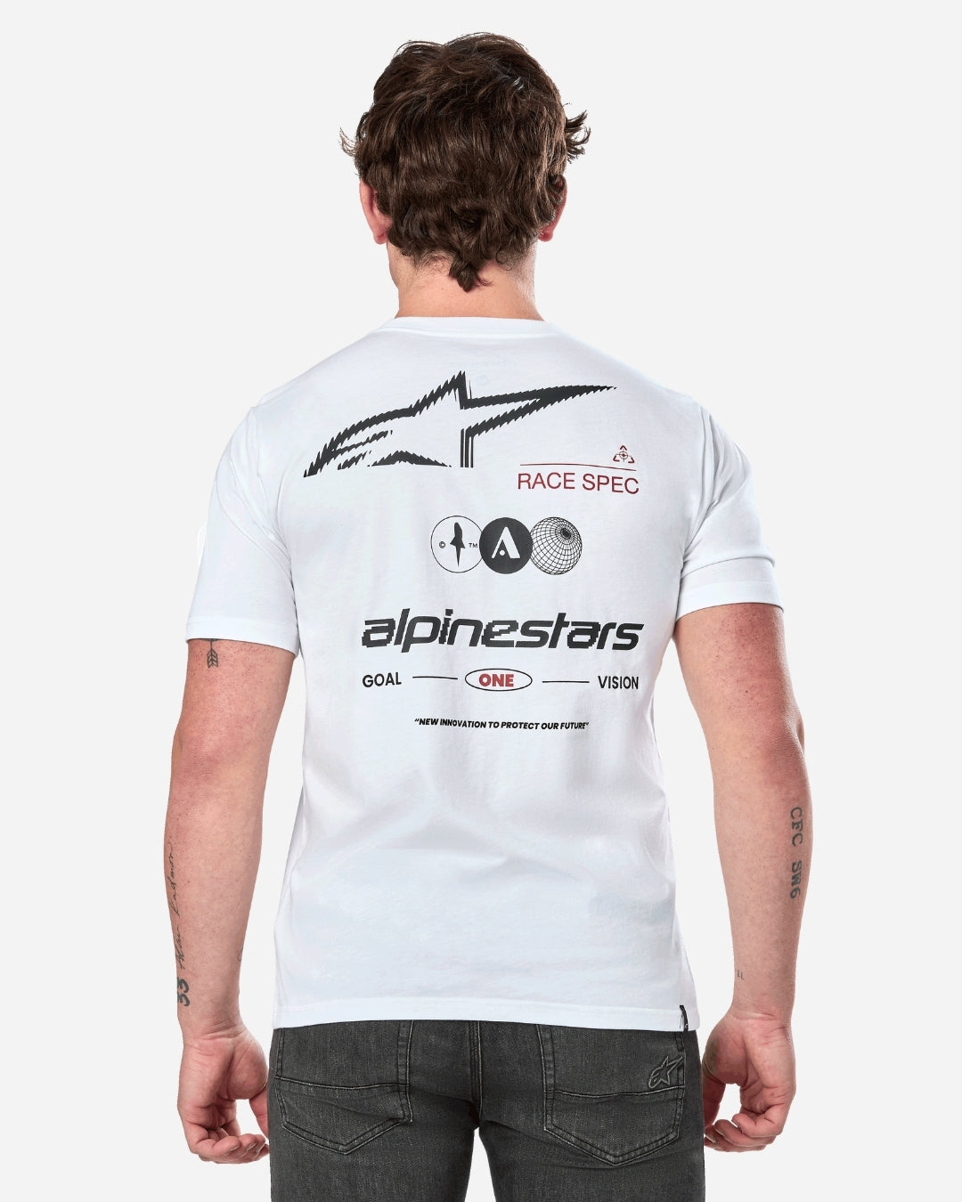 Alpinestars Asym Short Sleeve T-Shirt - White