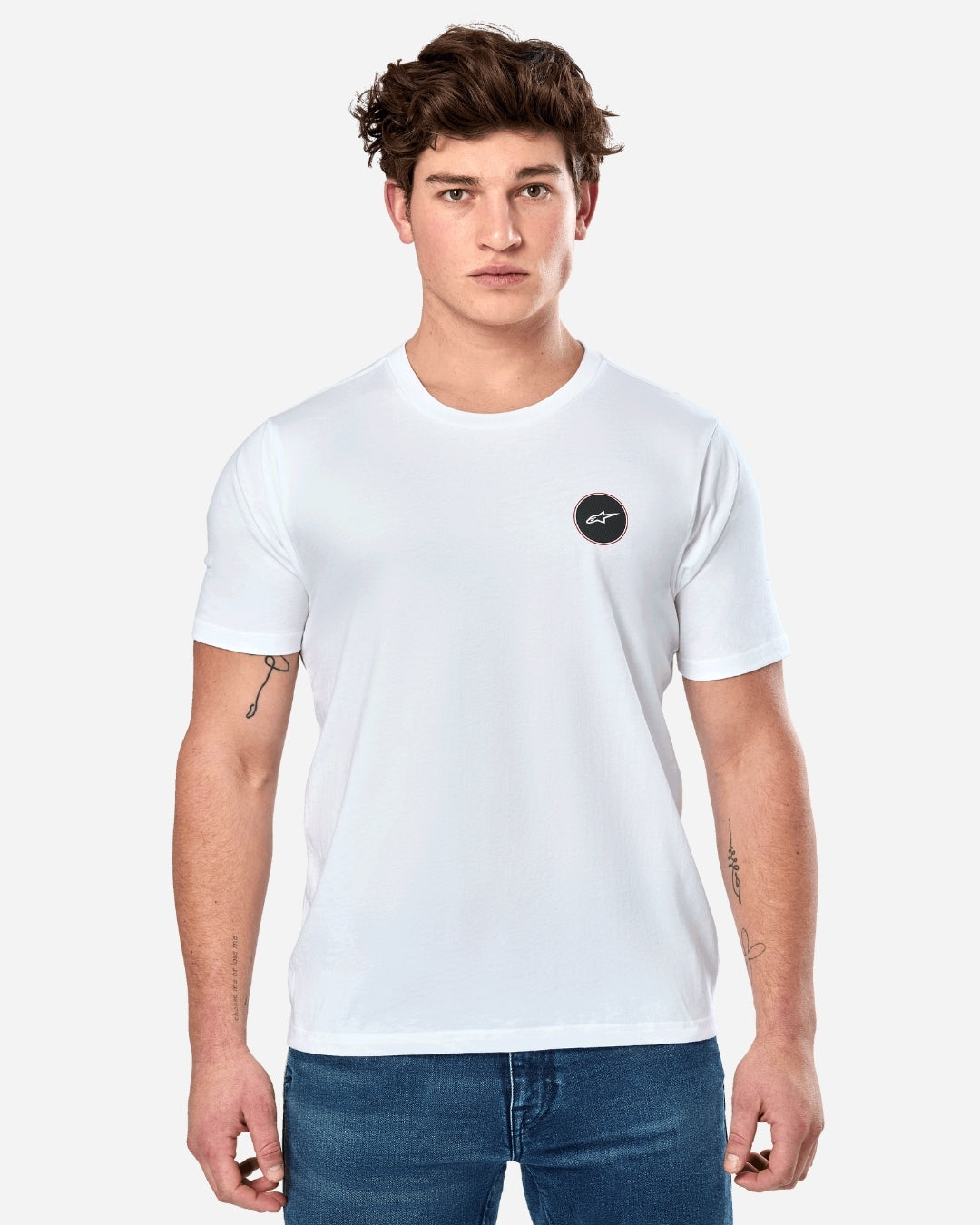 Alpinestars Dot Carbon Kurzarm-T-Shirt – Weiß