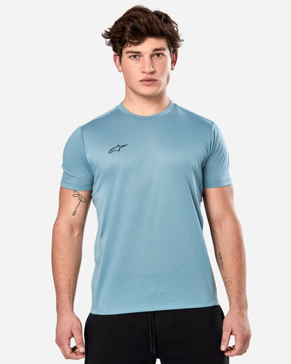 T-Shirt manches courtes Alpinestars Point Performance - Bleu