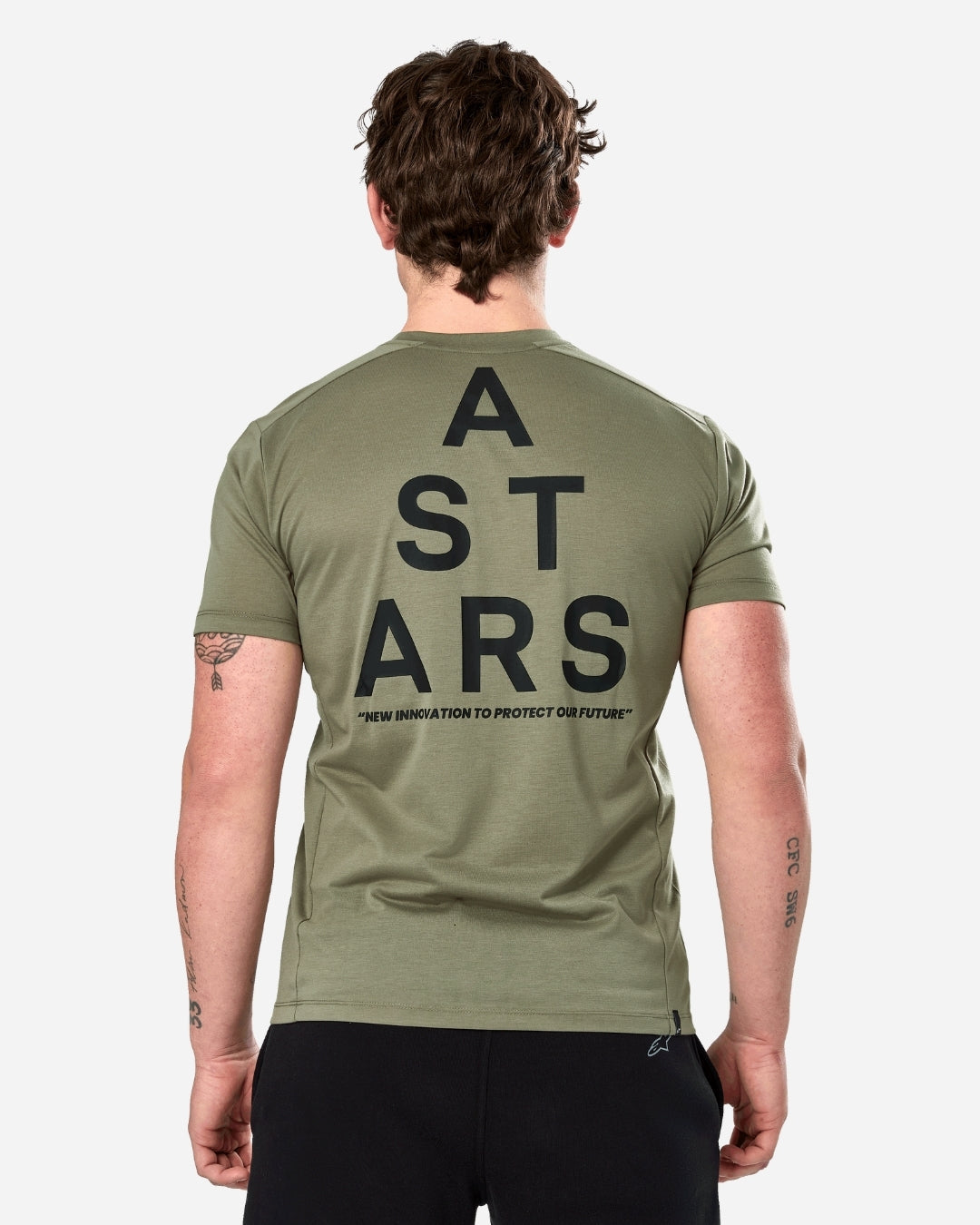 T-Shirt manches courtes Alpinestars Attrition Performance - Vert